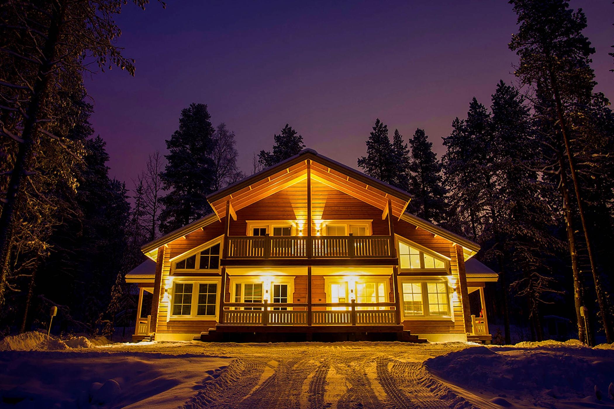 Vuokramökki Leviltä. 