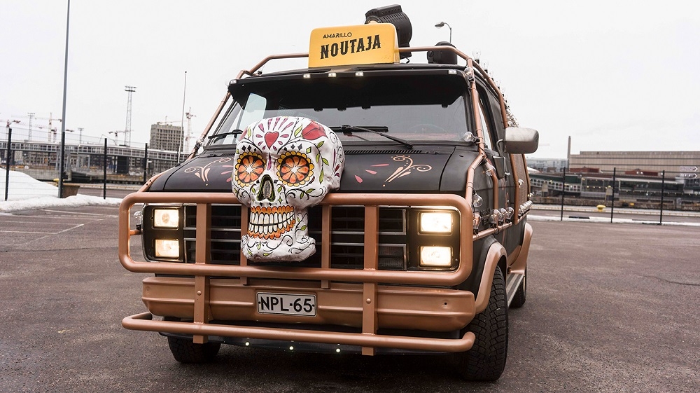 Kotoakuljetuspalvelu Noutaja Jyväskylässä toukokuun ensimmäisenä viikonloppuna. 