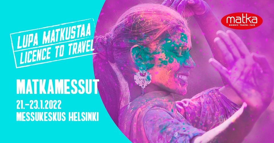 Lisence to Travel on Matkamessujen 2022 teema.