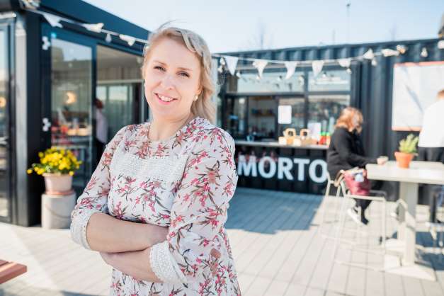 Konttiravintola Mortonin yrittäjä Jarna Kaplas, 32, Savosta on Vuoden nuori yrittäjä 2019.