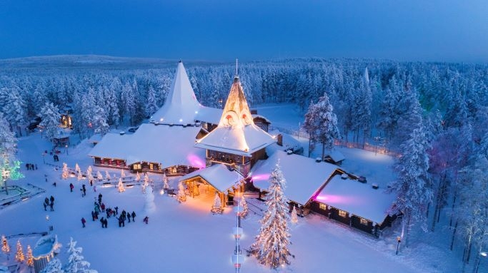 Myös Rovaniemellä sijaitseva joulupukin kammari on saanut STF-merkin.
