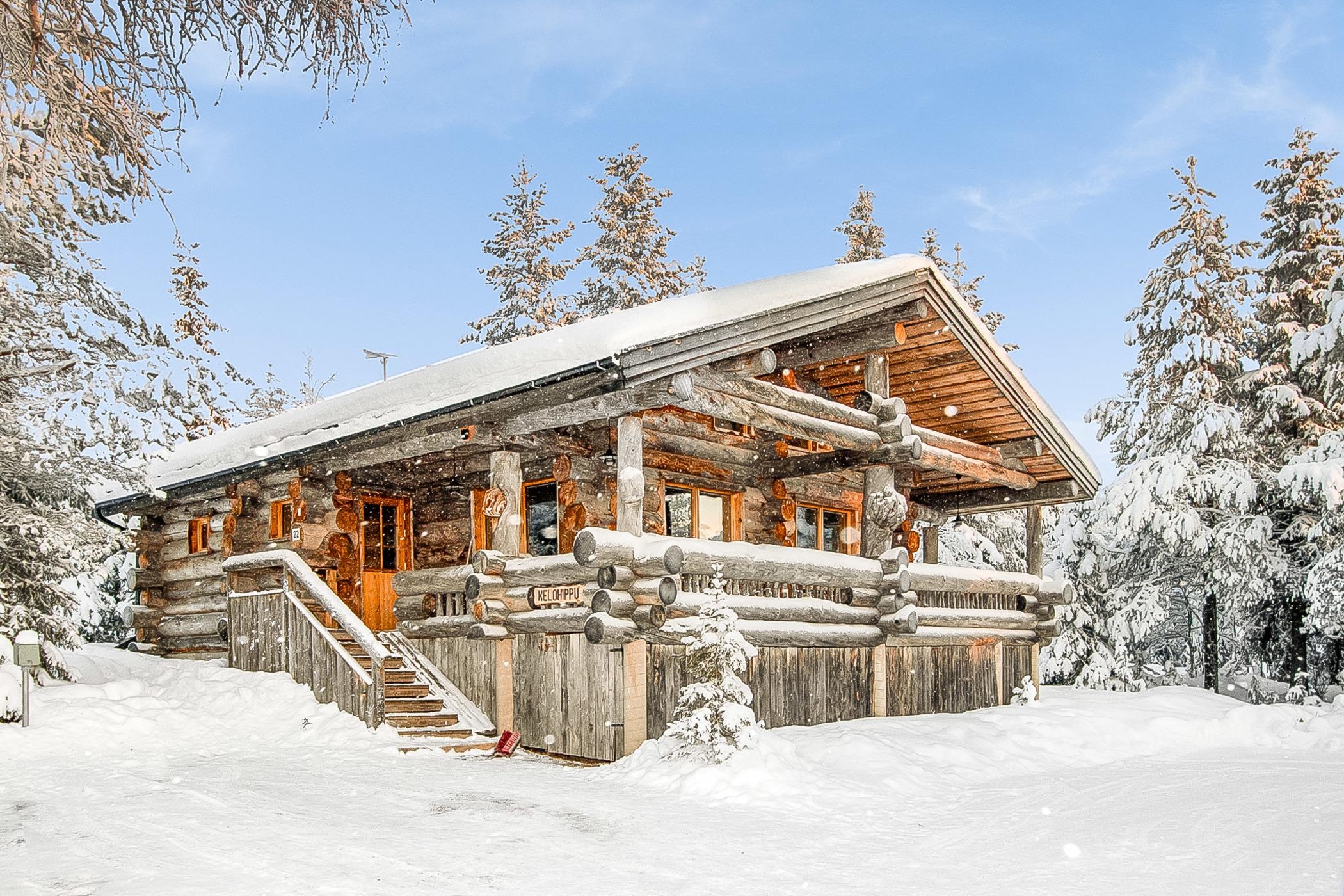 Vuokramökki Rukalla. 