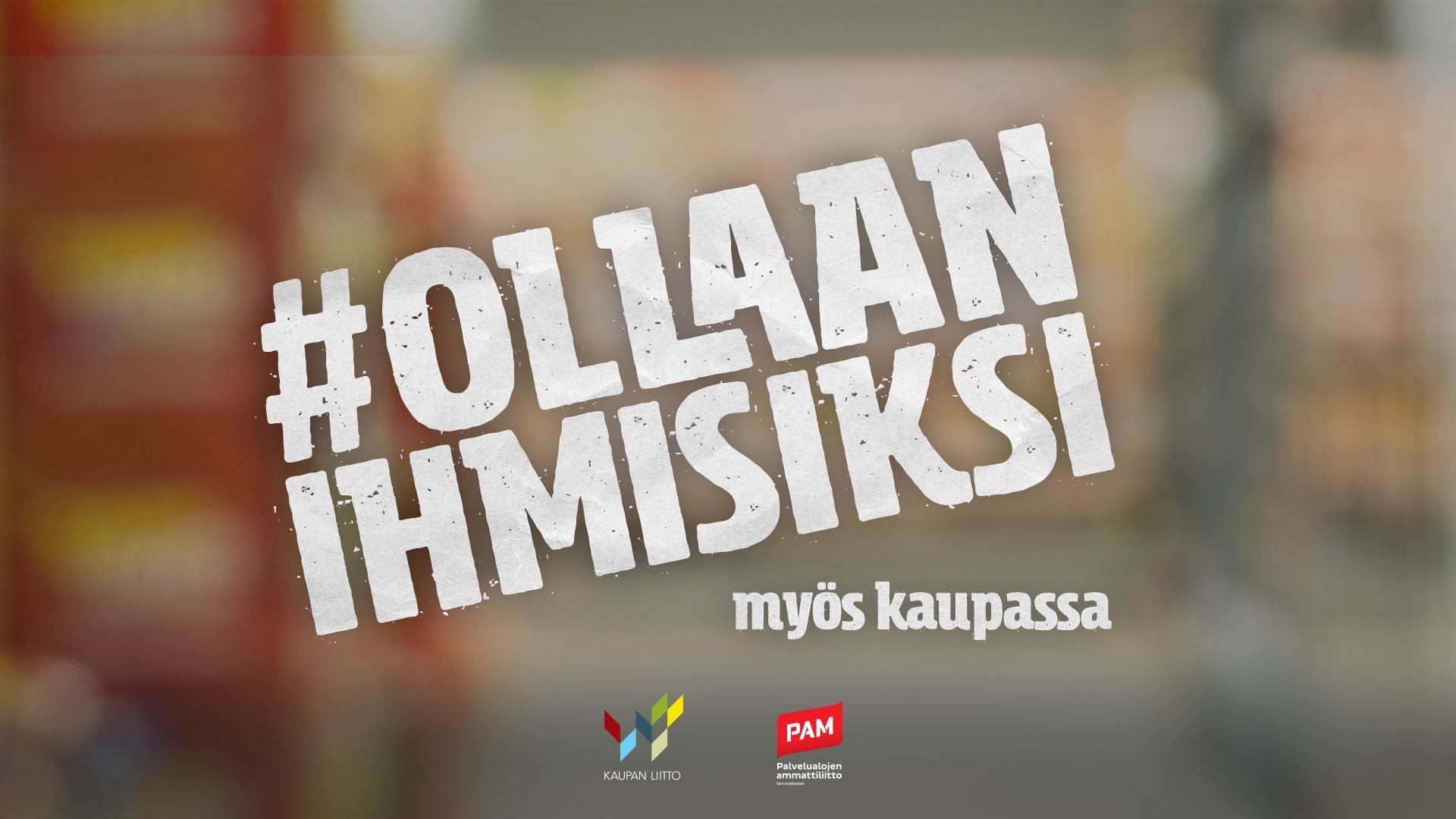 Sosiaalisessa mediassa ovat käytössä kampanjatunnisteet #ollaanihmisiksi, #vänligtbemött ja #letsbehave.
