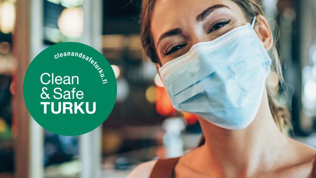 Turussa vihreä Clean&Safe Turku -tunnus löytyy jo 102 yrityksen ja toimijan ovelta ja verkkosivuilta.